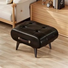 Foot Stool Change Shoe Stool Padded Seat Footrest Entryway Bedroom