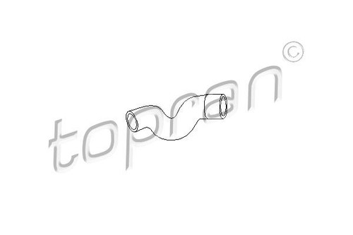 SISTEMA DE REFRIGERACIÓN MANGUERA GOMA SUPERIOR TOPRAN 205 713 A PARA VAUXHALL ASTRA II, ASTRAMAX - Imagen 2 de 5