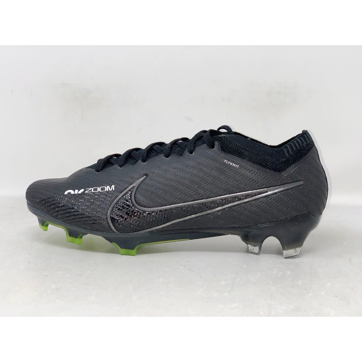 Nike Zoom Vapor 15 Elite FG Volt Black Soccer Cleats, Size 