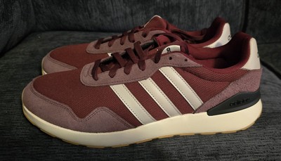 ! Adidas Run 60s 4.0 maroon/white Men\'s 10 Shoes - Run 60s 4.0 Shoes - White | adidas Oman main image 3