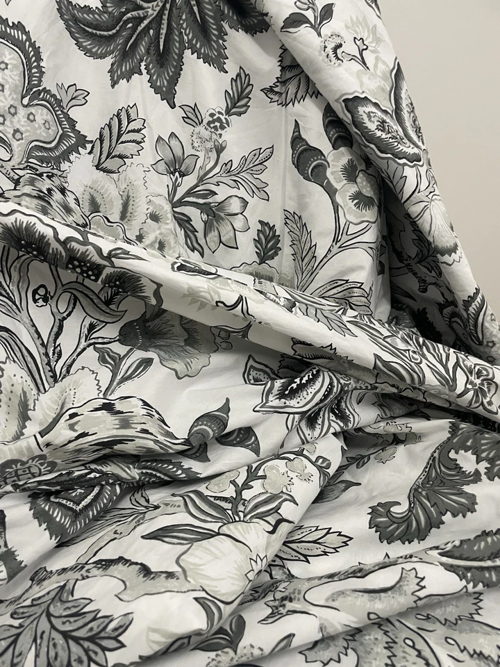 Funda nórdica Pottery Barn Caselyn Palampore orgánica percal California King Foto 4 de 4