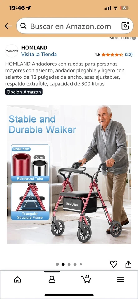 Andadera Para Adultos - Image 2 of 4