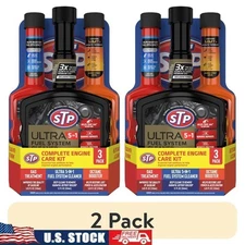Complete Engine Care Kit Fuel System Cleaner Octane Booster Gas Treatment 3 Pack