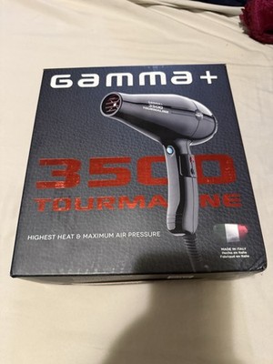 Gamma+ 3500 Tourmaline Professional Hair Dryer Black 