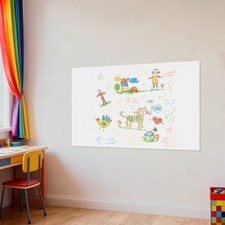 NEW Magnetic Dry Erase Whiteboard 31.5" 47.24" White Board for Office Home