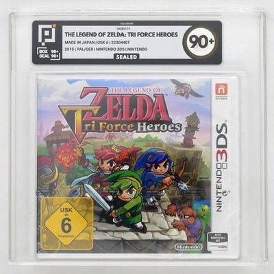 Nintendo 3DS Legend of Zelda Triforce Heroes Pixel Grading SEALED 90+ 10285172 D
