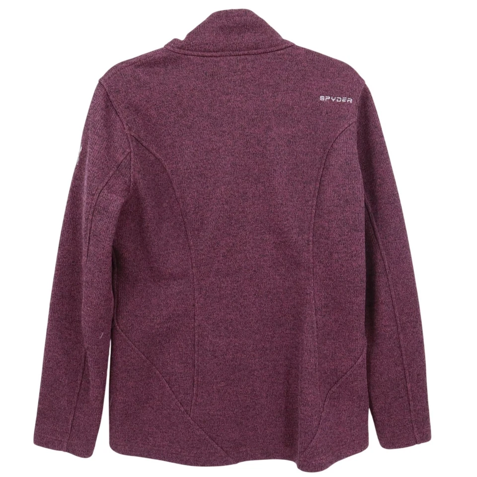 Spyder Endure Jacket Womens L Burgundy Athletic Activewear Sporty Outdoor Hiking - Image 3 of 4