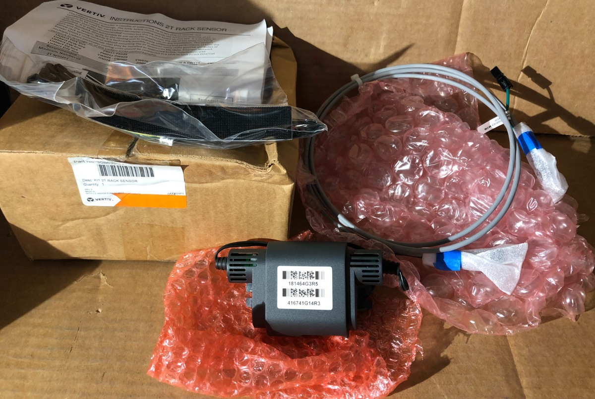 Vertiv Liebert 308638G1 2T Rack Sensor Temperature, 181464G3R1 New