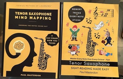 2 x neues Tenorsaxophon für Anfänger Bücher