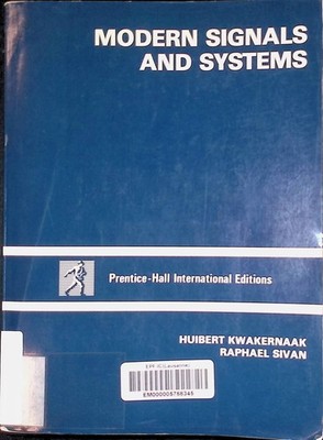 Signals and Systems Kwakernaak, H. and Raphael Sivan: