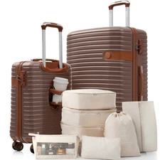 Hardshell Luggage Set with TSA Lock Lightweight Durable Travel  for Women/Men~