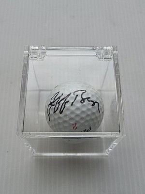 JEFF BEZOS Hand-Signed Autographed Golfball with COA and (Protective Case)