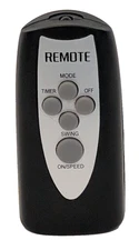 Remote Control For Simple Deluxe Oscillating Wall Mount Fan