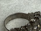 Vintage Sterling Silver Indian Chief Feather Headress CZ Ring Size 9.5 — photo 6