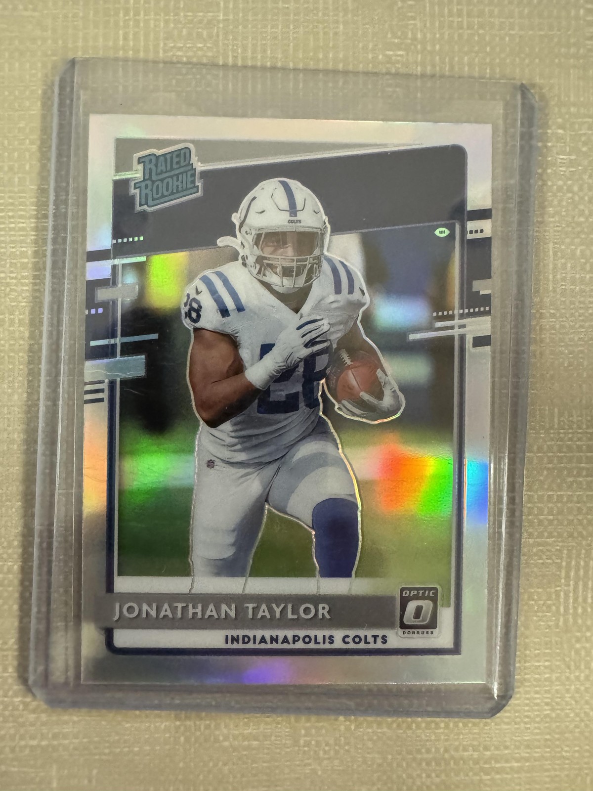 2020 Donruss #P-317 Jonathan Taylor Optic Preview Holo