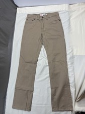 Levis 511 Jeans Boys 14 Reg Slim Tan Khaki Pants 27x29 Adjustable Waist School