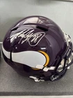 Adrian Peterson Minnesota Vikings Signed Full Size Rep Helmet Beckett witnessed