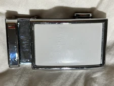 Nexbelt White Leather Golf Dress Belt Ratchet - Cut 25- 38 Total Length