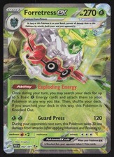 Carta Pokemon Forretress ex Holo 002/091 NM SV: Destino Paldeo