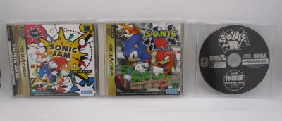 SEGA Saturn Sonic Jam ＆ Sonic R Trial Edition 3er Set Japan