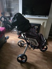 Set Of Callaway X-22 Irons 4-SW-P-W, Callaway Carry Bag, Diablo Driver + Trolly