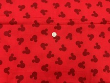 Disney Fabric Cotton Fabric "Tossed Mickey Heads" by Springs Industries 4 Yds