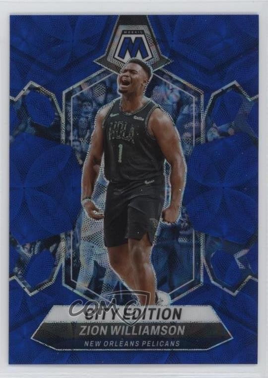 2023 Mosaic City Edition International Blue Prizm 5/25 Zion Williamson #271 14mf