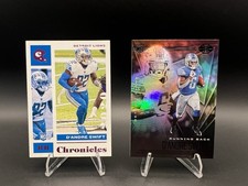 2020 Panini D’Andre Swift (2) Card Rookie  Lot Purple Variation/Illusions Bears