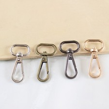 Swivel Trigger clip buckle Handbag Hook Lobster Clasp Metal Gate Spring casual  