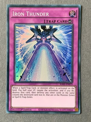 Yu-Gi-Oh! - Iron Thunder - RA05 - Super Rare - NM