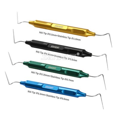 SANDENT Dental Endo Kondensator Guttapercha-Spitzen Handstopfer NITI Edelstahl