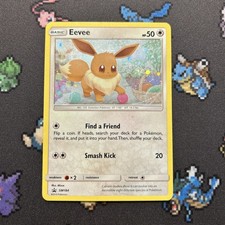 Eevee SM184 MP -Holo Pokemon Card- Black Star Promo (8z) on eBay