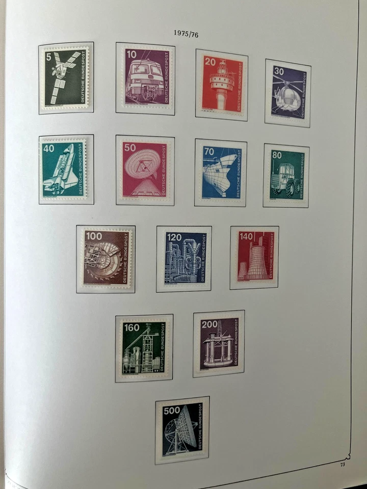 🇩🇪.BRD Bund Michel Nr. 846-859 Postfrisch** (1975) Industrie und Technik - Bild 1 von 1