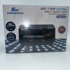  Kingwin SuperSpeed USB3.0 Dual Bay SATA HDD Docking Station (PD-2537U3)