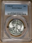 50c 1946-D Liberty Walking Silver Half Dollar PCGS MS64 Denver Mint * AvenueCoin