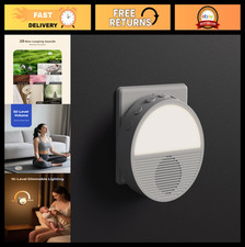 White Noise Sound Machine for Office Baby Sleep, 28 Sounds, Night Light, Plug-