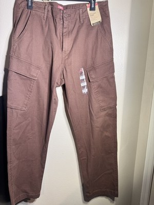 Levi's Men Xx Standard Taper Relaxed Fit Cargo Pants Chicory Coffee 33x30 