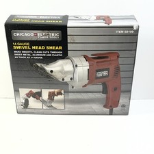 Chicago Electric 14 Gauge Swivel Head Corded Shear, MPN 68199