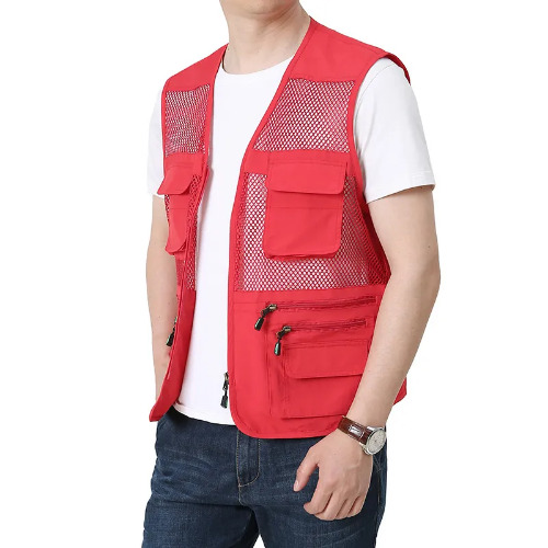 Mesh Vest Outdoor Sportsfor Jacket Sleeveless Vest Casual Tactical  Fishing Vest