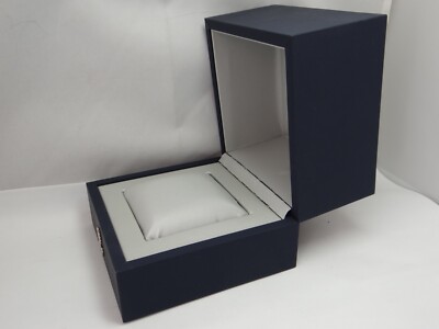 Écrin / Boîte De Montre Corum - Modèle Des Années 2000 - Couleur Bleu - Occasion