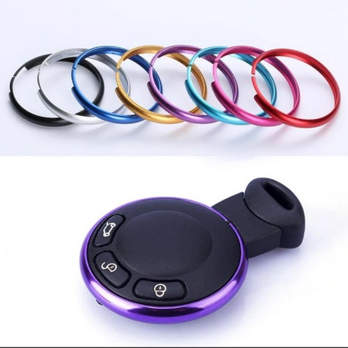 Aluminum Alloy Key Fob Ring Chain Trim For BMW Mini Cooper Clubman Countryman