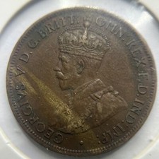 1914 Half Penny Coin - almost Extremely Fine - Scarce George V Predecimal