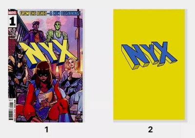 NYX #1 (2024 Marvel)  ''From the Ashes''   NM  Main And 5 Variants Cover  Select.