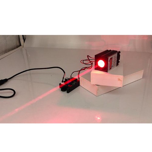 Module Laser Diode Rouge-Orange 635/638nm 800mW 12V - Faisceau Epais - Neuf Q-BAIHE