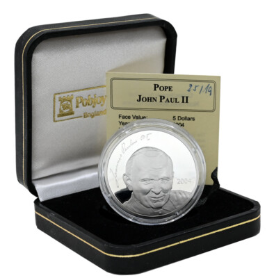NORTHERN MARIANA ISLANDS 5 Dollars 2004 Proof Silver 'Pope John