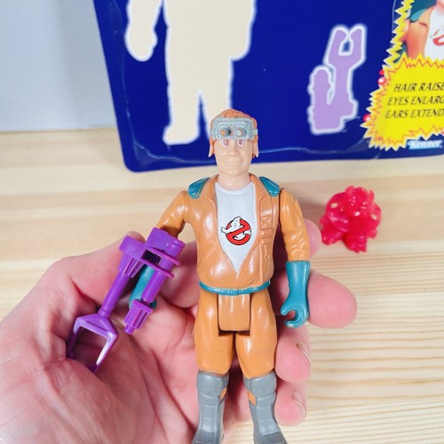 Vintage Real Ghostbusters Ray Stantz Fright Features Complete Toy Figure Kenner - Picture 11 of 16