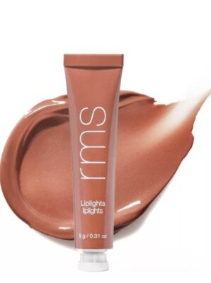 RMS Beauty Liplights Cream Lip Gloss BISOU 0.31 Oz. Full Size  Lip Gloss NIB