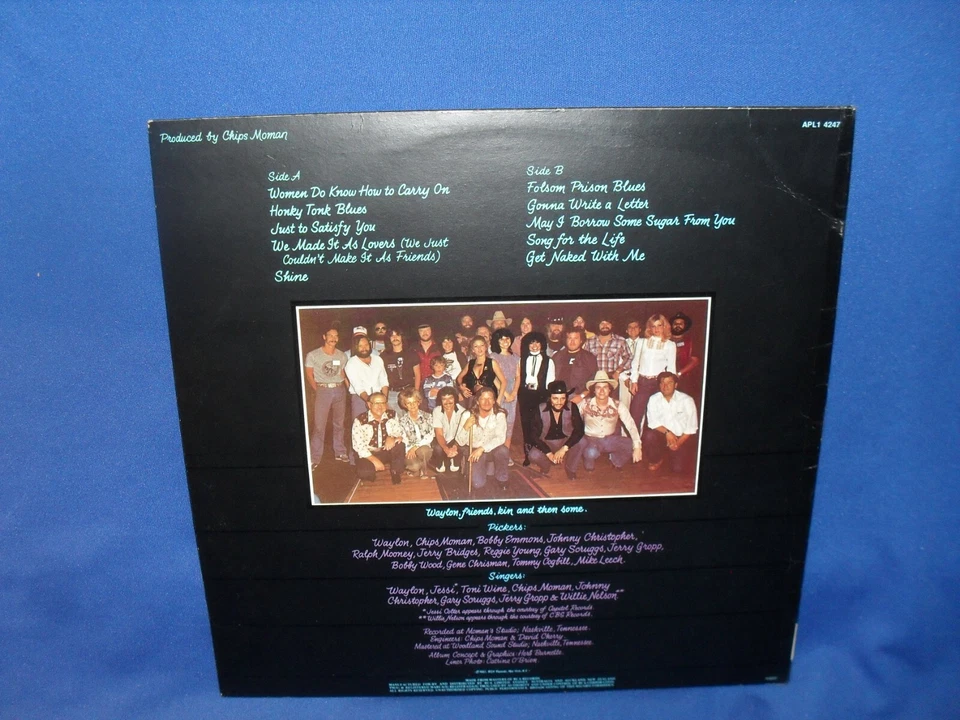 WAYLON JENNINGS BLACK ON BLACK – AUSTRALIAN LP RECORD - Image 2 of 3