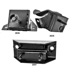 Engine Motor Mounts & Trans. Mount 3Pcs Set for Ford F-150 87-88 L6 4.9L