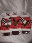 UNCLE BOBS UGLY SWEATER REINDEER KNIT CHRISTMAS HOLIDAY WINE BEER BOTTLE KOOZIE